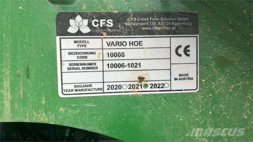  CFS Vario Hoe 其他播種機和配件