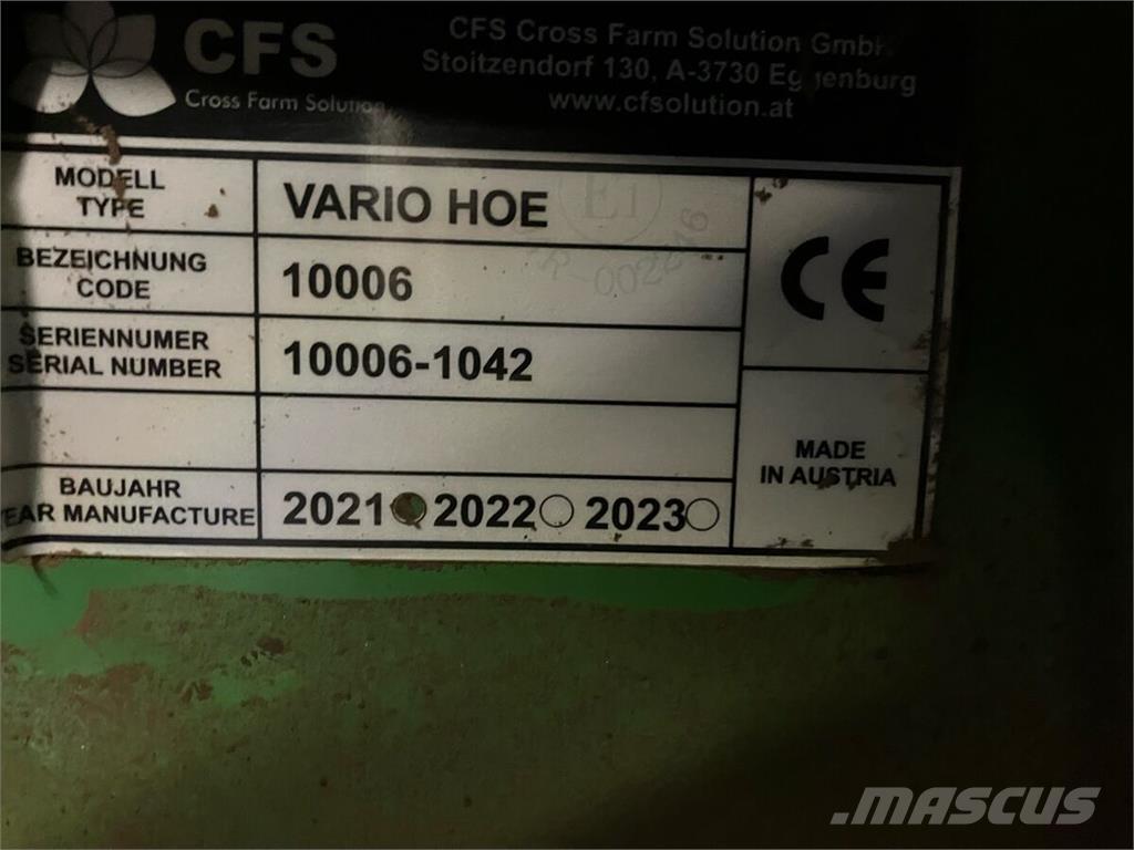  CFS VarioHoe 其他播種機和配件