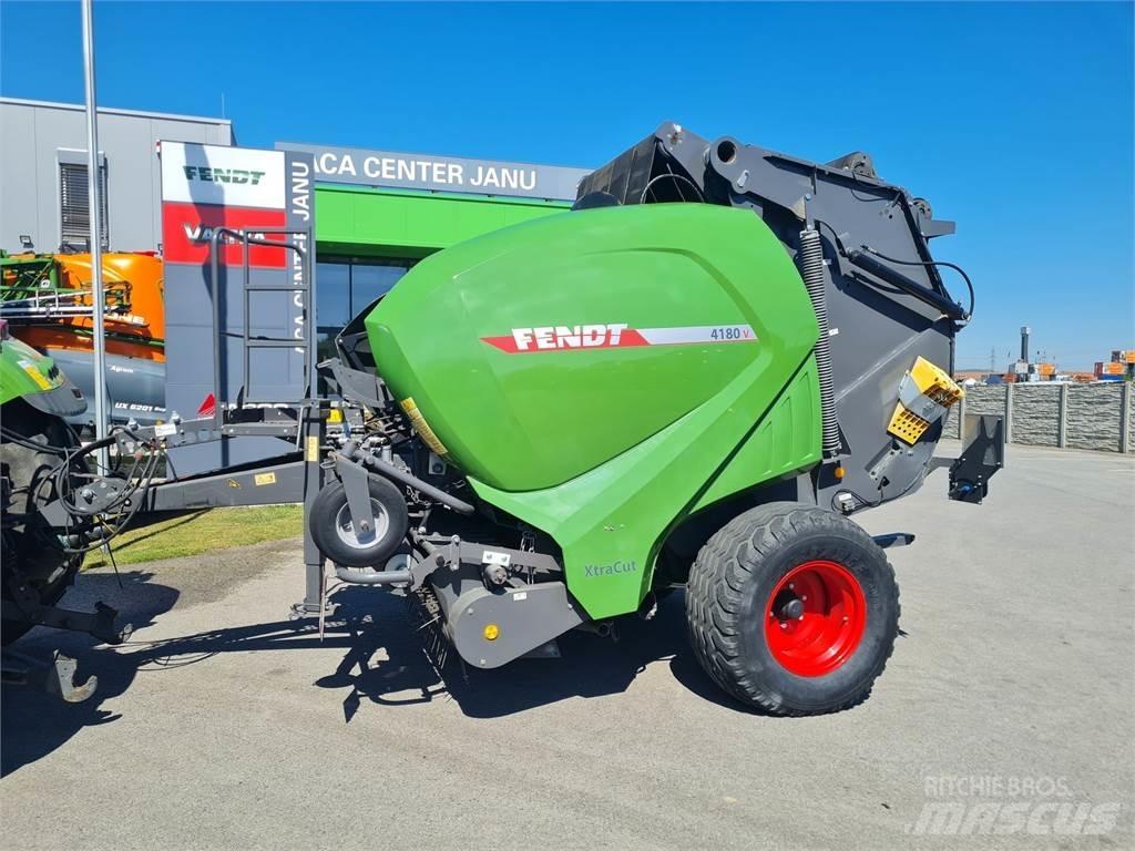 Fendt 4180 V XTRA 圓型牧草打包機