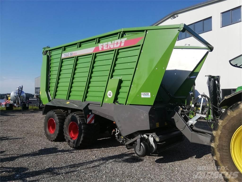 Fendt Tigo PR 50 D 自裝式拖車