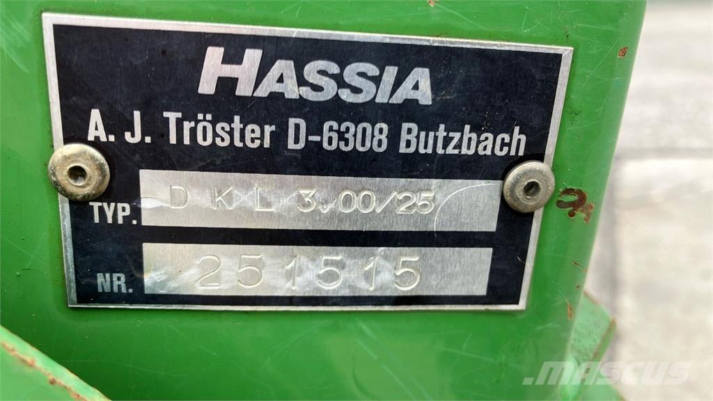 Hassia DKL 3.00/25 鑽頭