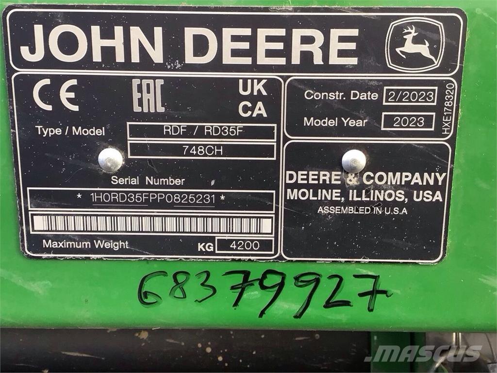 John Deere S 780 聯合收穫機