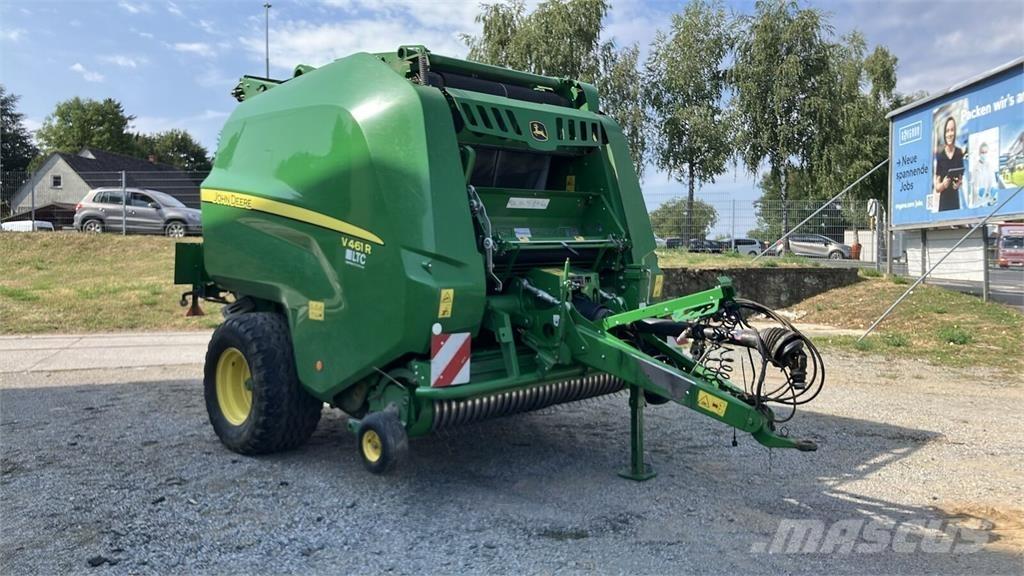 John Deere V461R 圓型牧草打包機