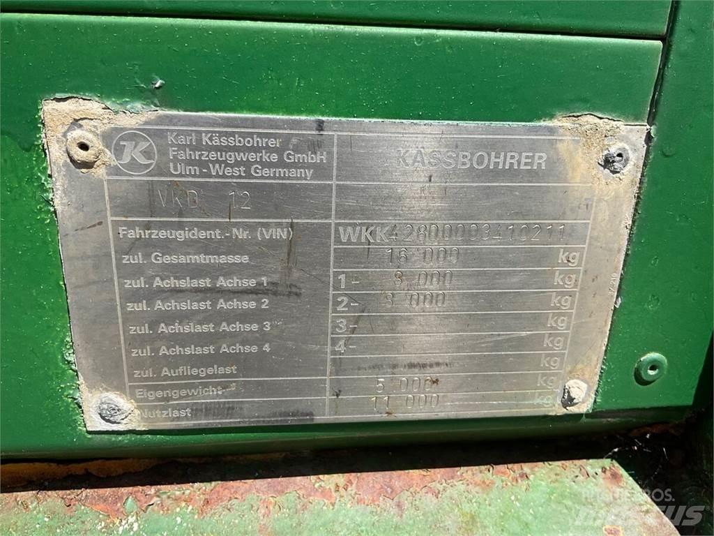 Kässbohrer VKD 12 傾卸式拖車