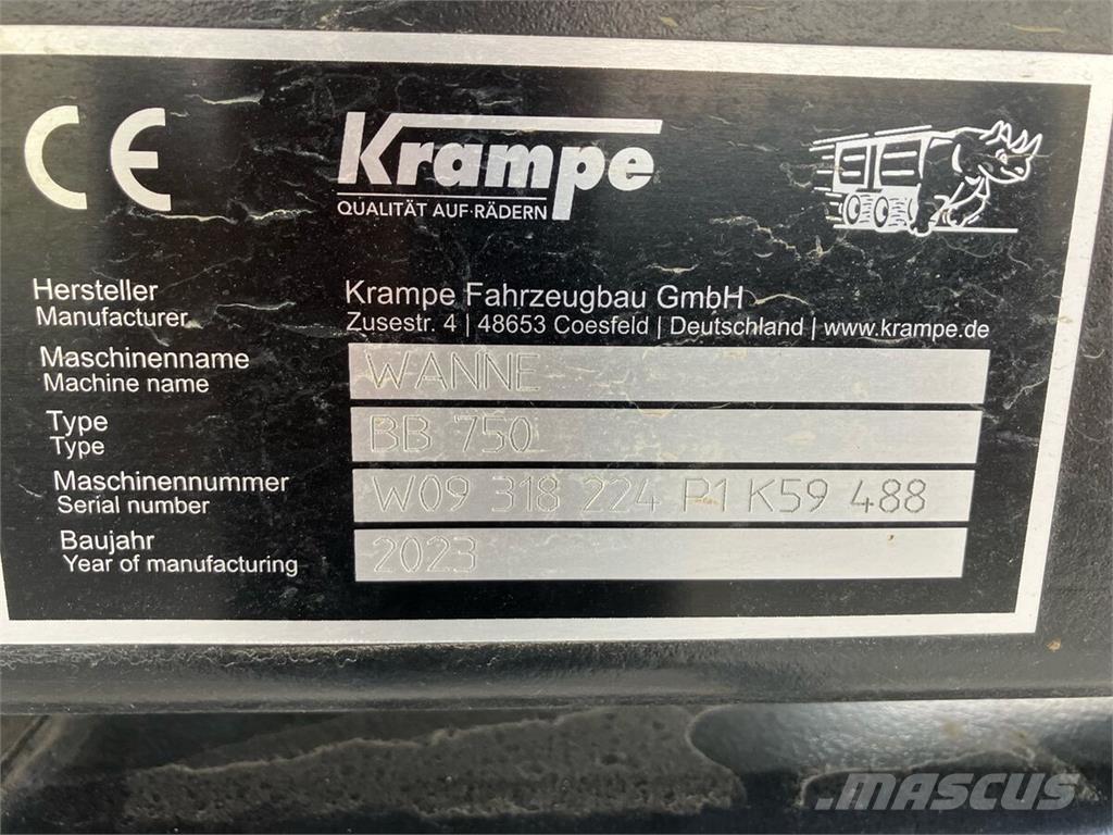 Krampe BigBody 750 傾卸式拖車