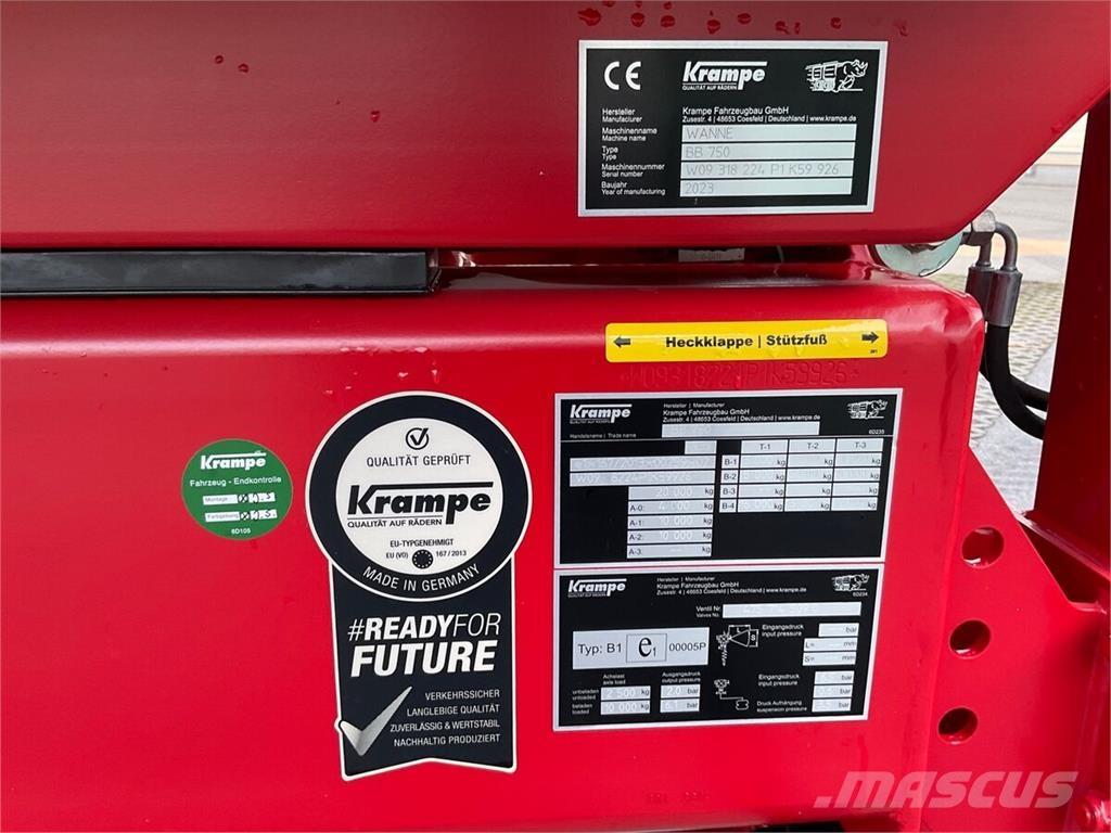 Krampe BigBody 750 其他拖車