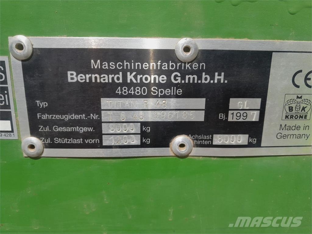 Krone Titan R48 自裝式拖車