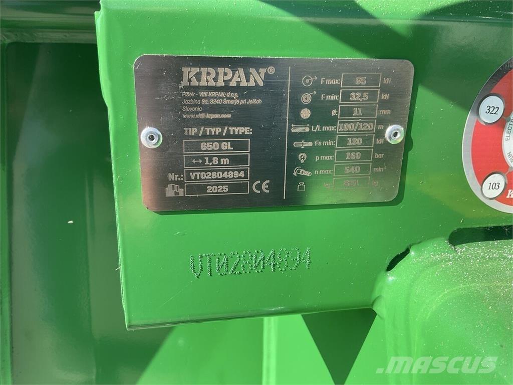 Krpan 650GL 絞車