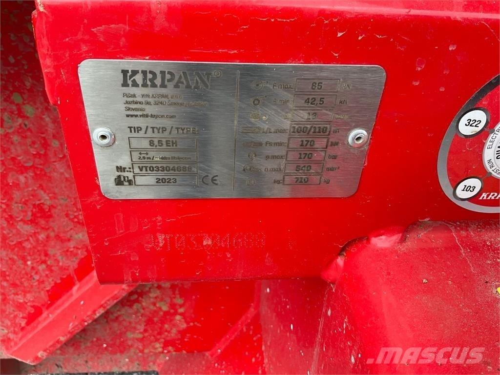 Krpan 8.5 EH 絞車