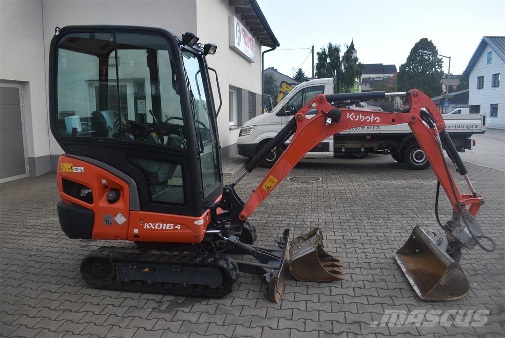 Kubota KX016-4 小型挖土機/掘鑿機<7t(小型挖掘機)