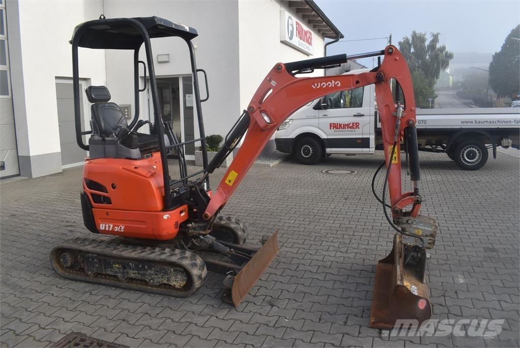Kubota U17-3a 小型挖土機/掘鑿機<7t(小型挖掘機)
