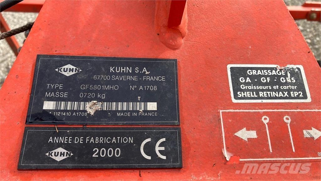 Kuhn GF 5801 MHO 耙與翻草機