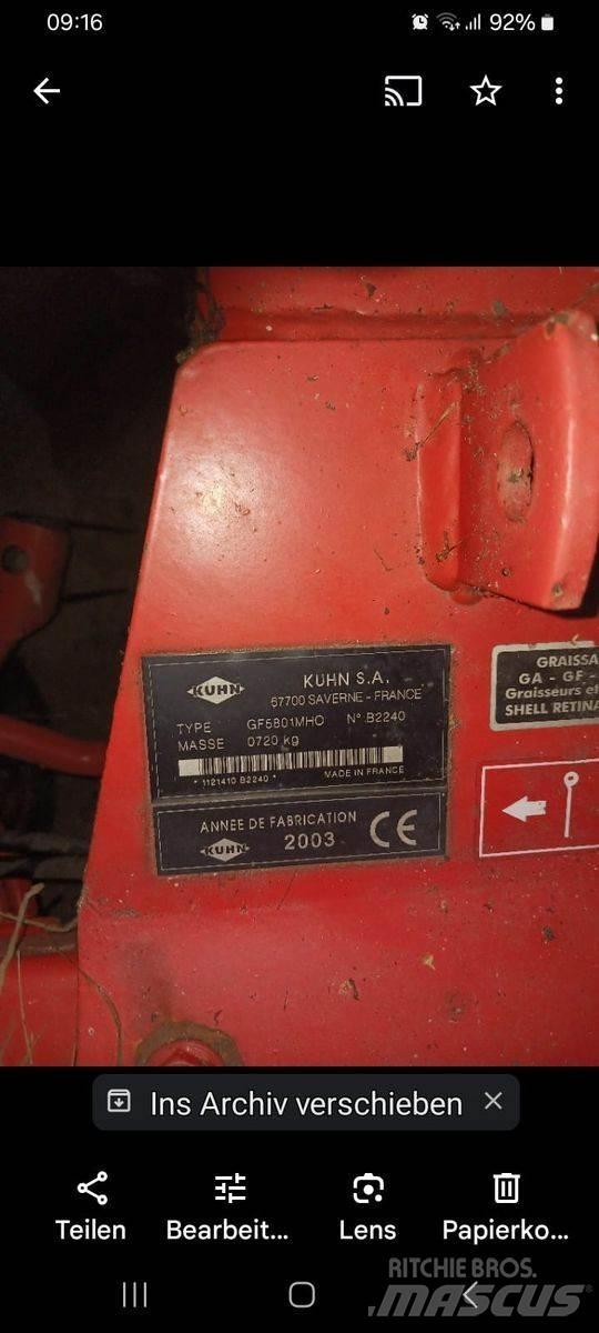 Kuhn GF 5801 MHO 耙與翻草機