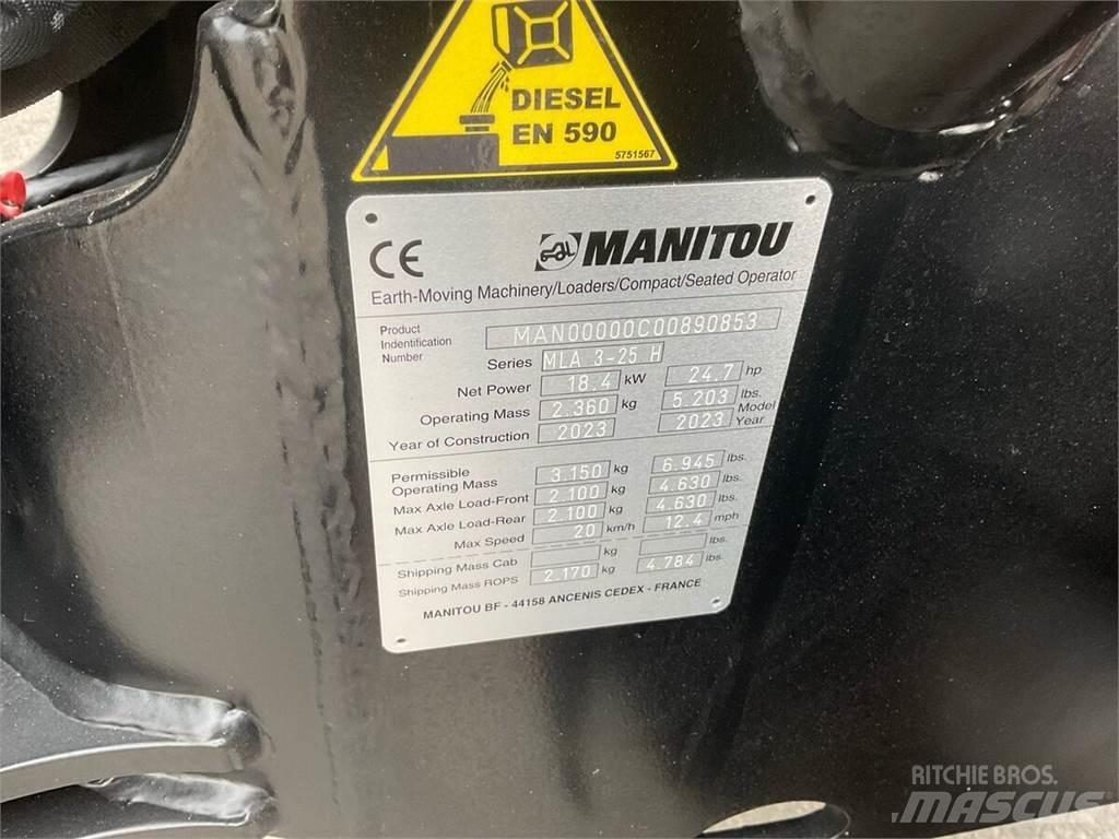 Manitou MLA 3-25 H 前端裝載機和挖掘機