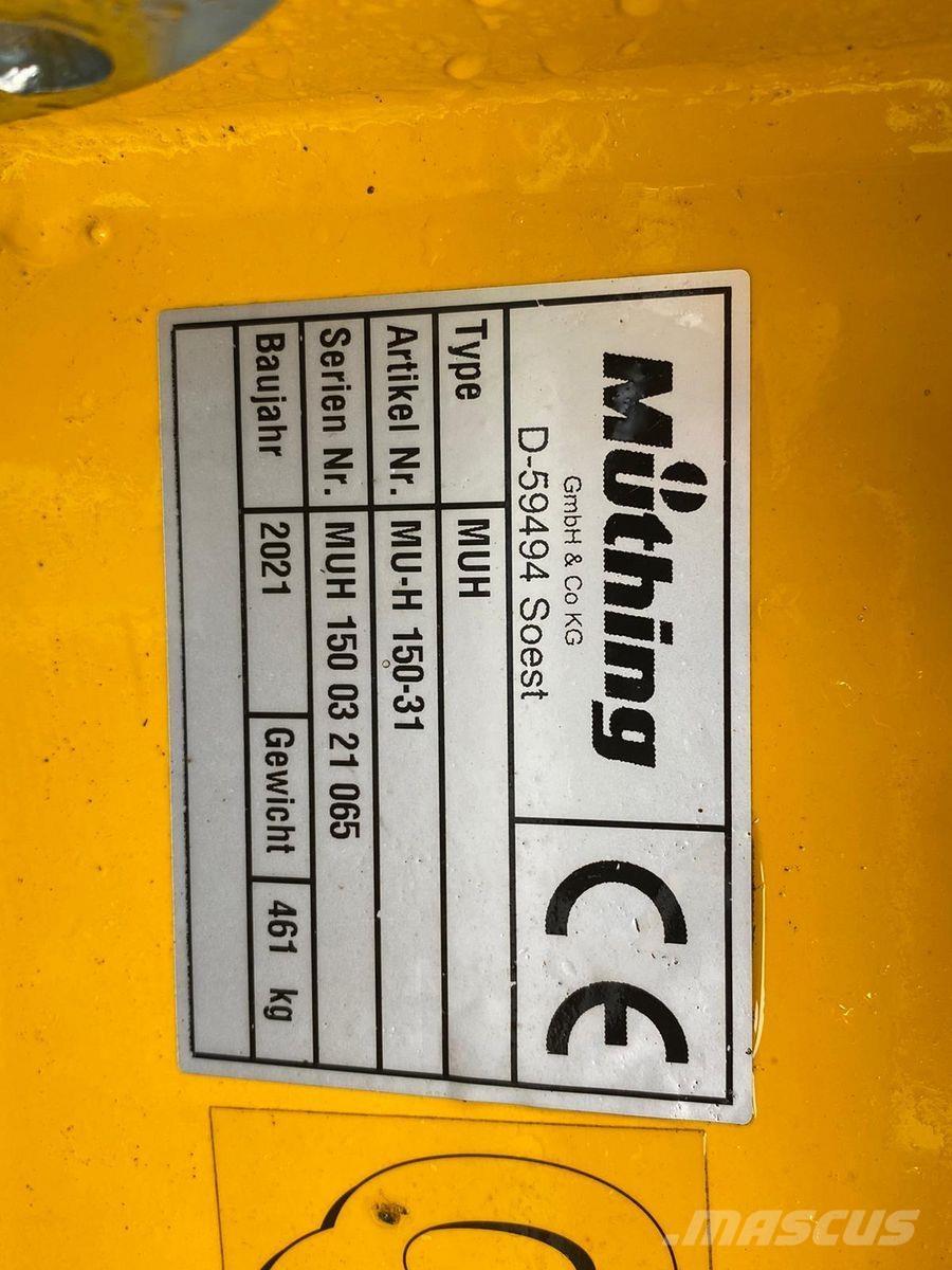 Müthing MU-H 150 莖葉去葉機