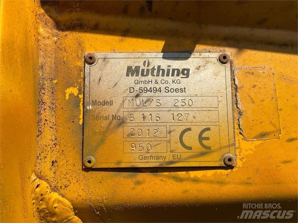 Müthing MUL/S 250 莖葉去葉機