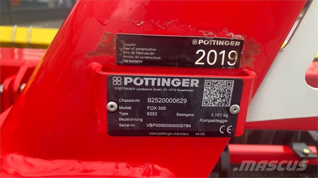 Pöttinger Fox 300 圓盤耙