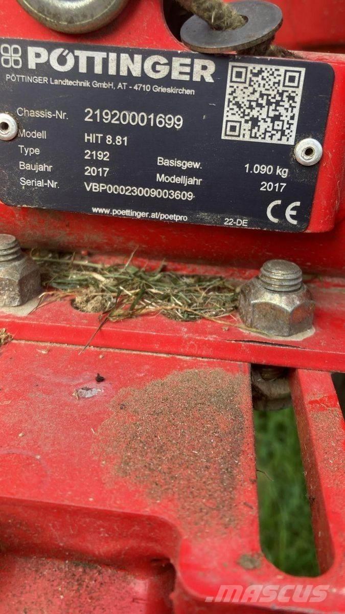 Pöttinger HIT 8.81 耙與翻草機