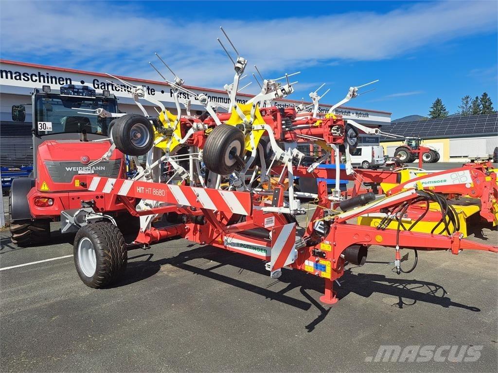 Pöttinger Hit 8680 耙與翻草機
