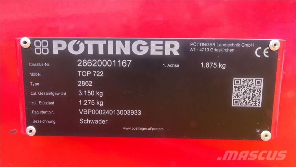 Pöttinger TOP 722 收割列行機(撒布機)