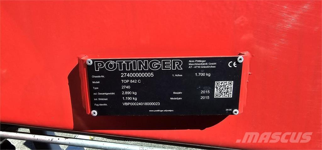 Pöttinger TOP 842C 收割列行機(撒布機)