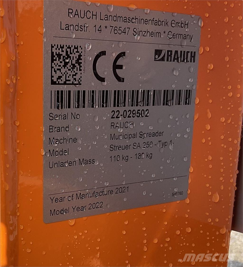 Rauch SA 250 其他地面照料機械