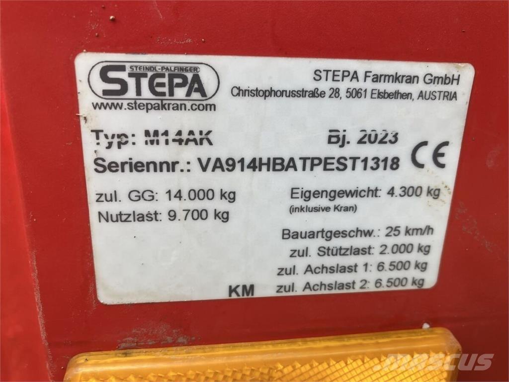 Stepa M14AK FZ7090 林業拖車