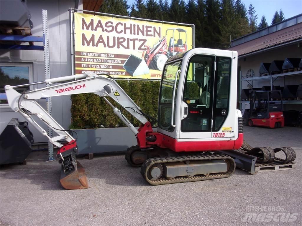 Takeuchi TB125 小型挖土機/掘鑿機<7t(小型挖掘機)