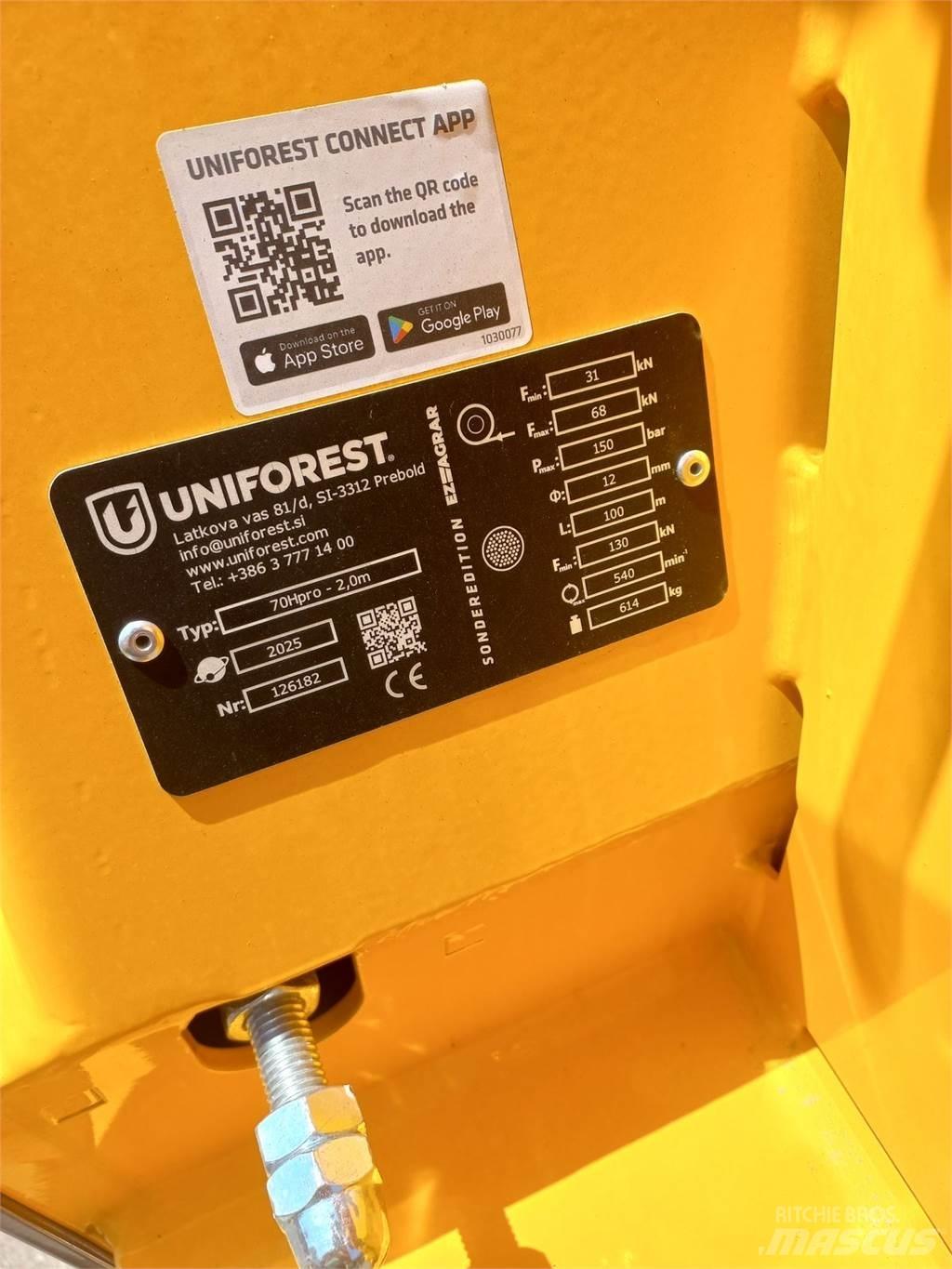 Uniforest 70 HPRO 絞車