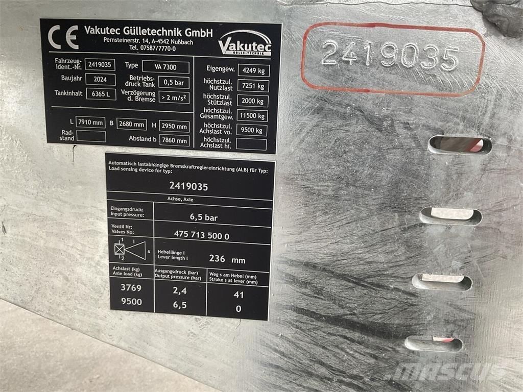  Vakutec VA 7300 水肥車