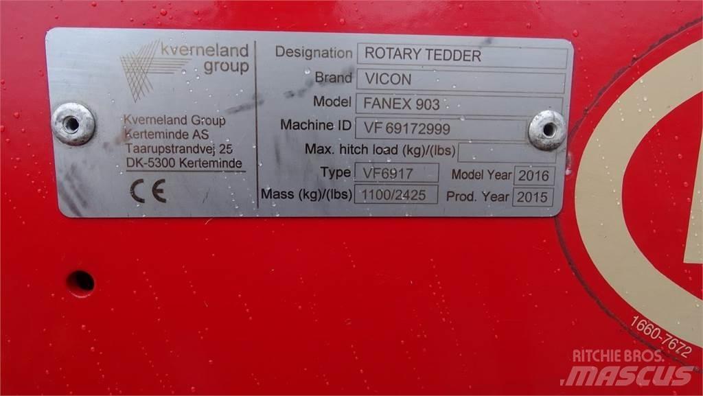 Vicon Fanex 903 耙與翻草機