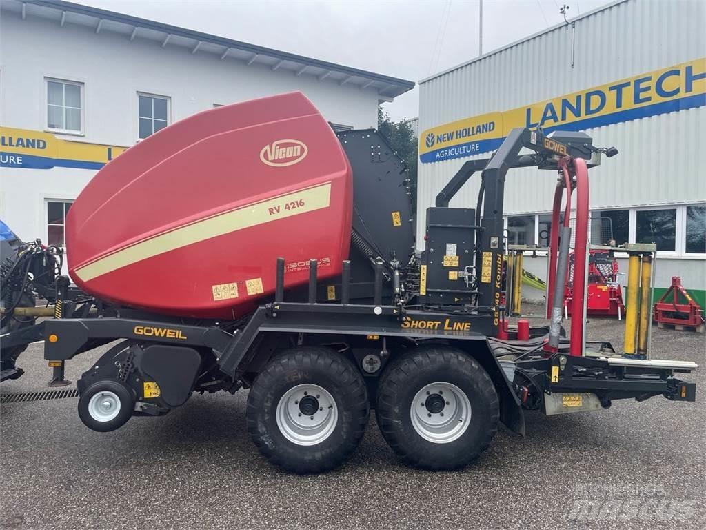 Vicon RV 4216 SC 14 圓型牧草打包機