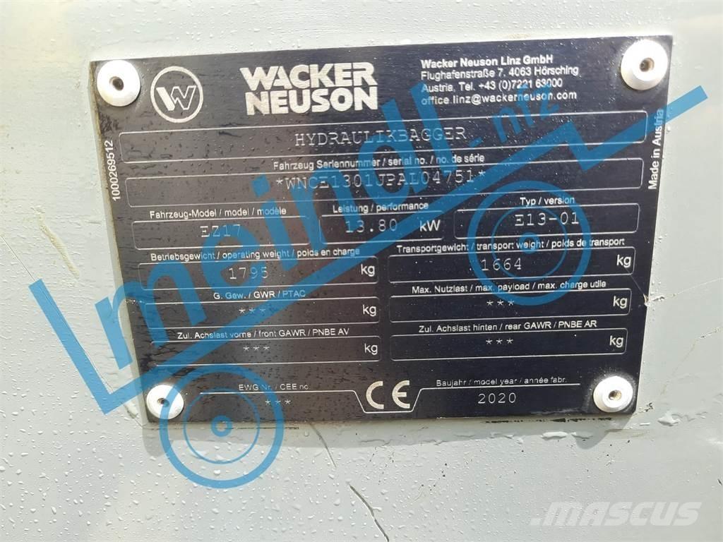 Wacker Neuson EZ 17 小型挖土機/掘鑿機<7t(小型挖掘機)