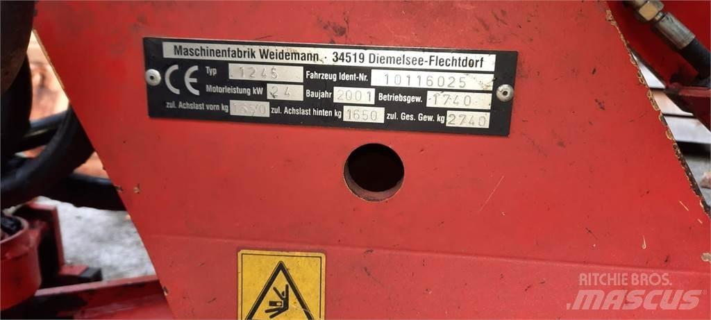Weidemann 1245 前端裝載機和挖掘機
