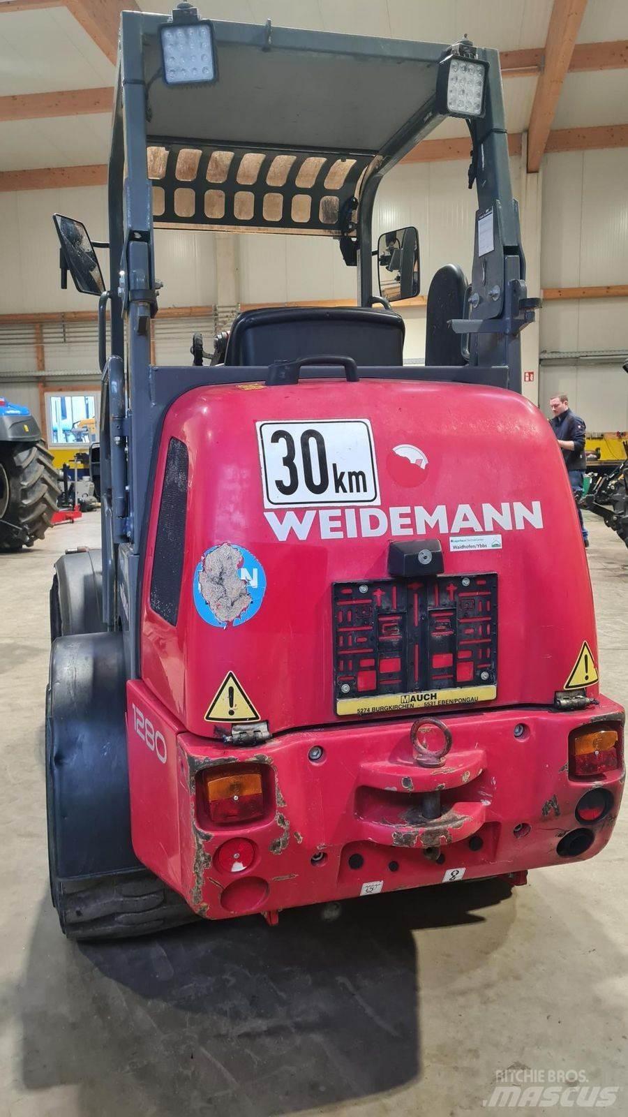 Weidemann 1280 前端裝載機和挖掘機