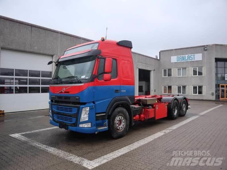 Volvo FM 500 EURO 6 起重可拆卸式卡車
