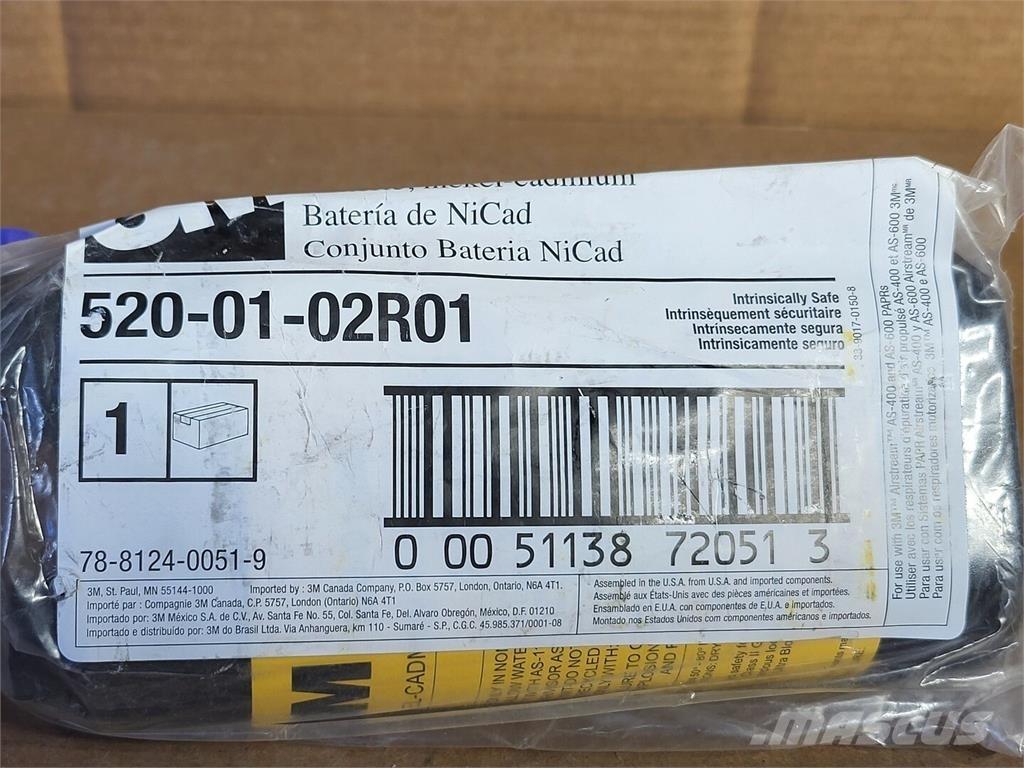  3M 520-01-02R01 電池