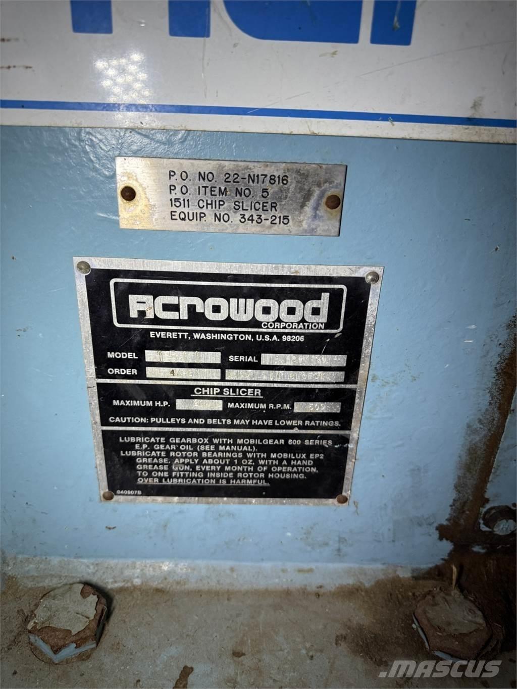  ACROWOOD 1511 碎木機