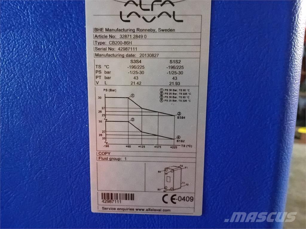 Alfa Laval CB200-86H 其他