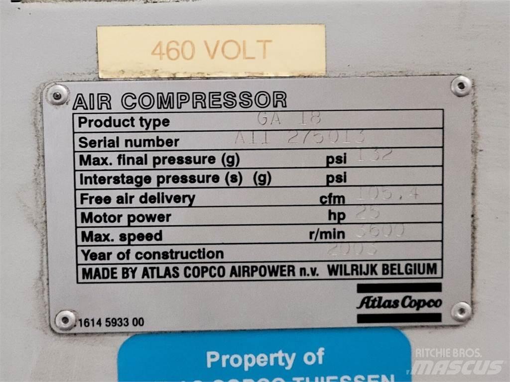 Atlas Copco GA18 空氣壓縮機