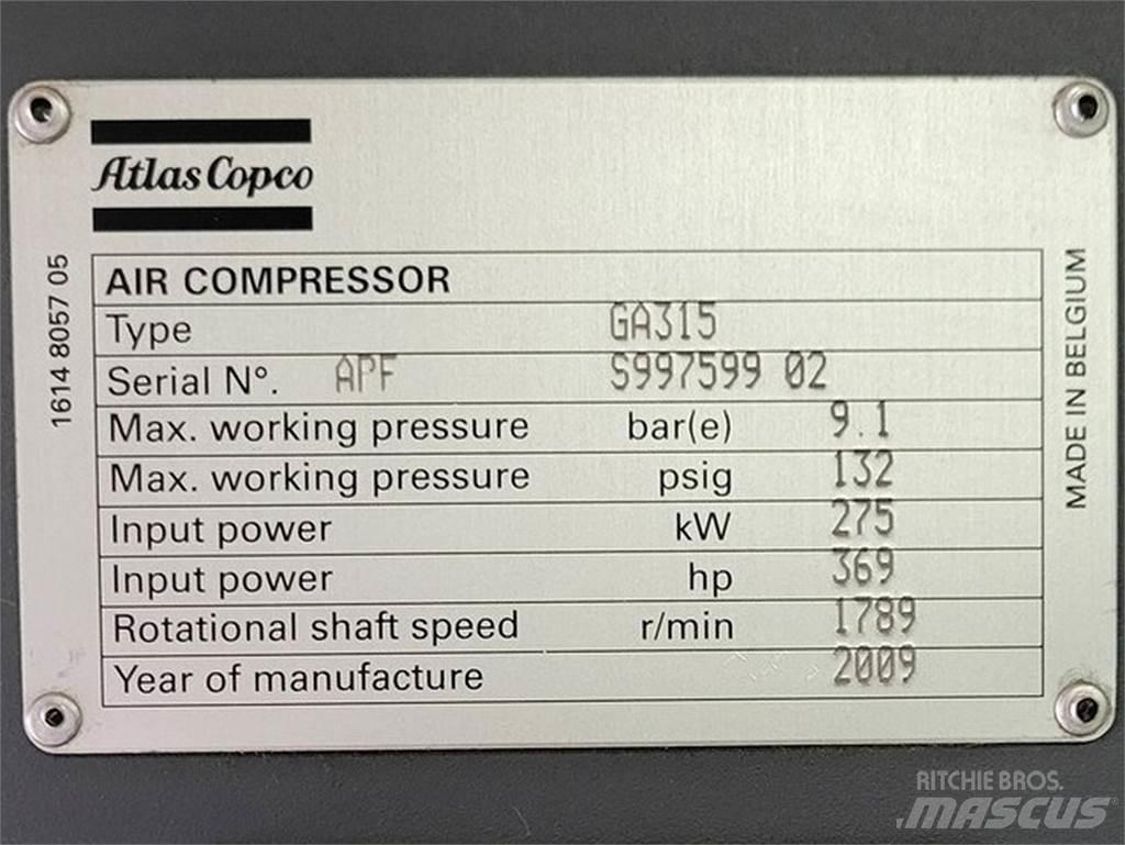 Atlas Copco GA315 空氣壓縮機