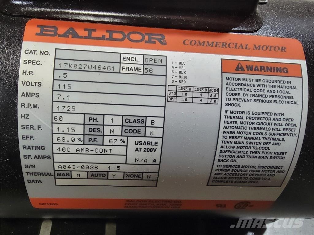 Baldor 17K027W464G1 工業發動機