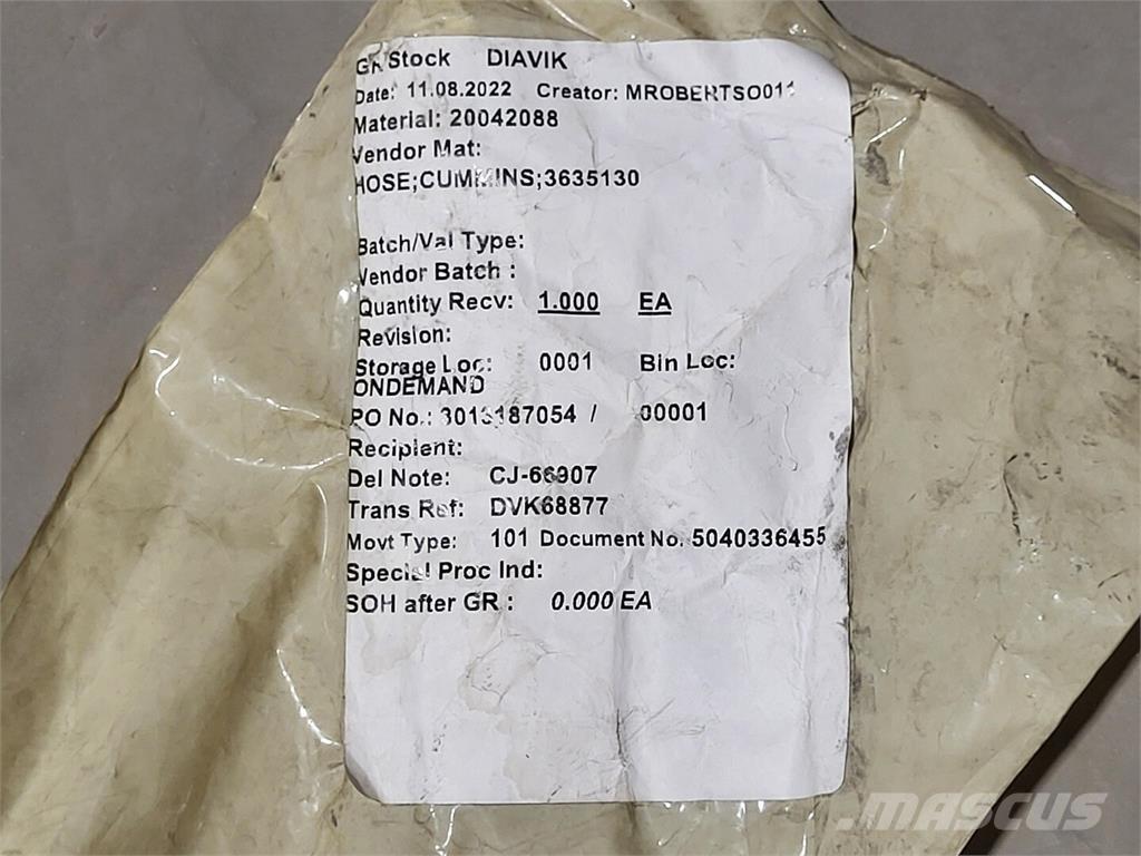 Cummins 3635130 其他組件