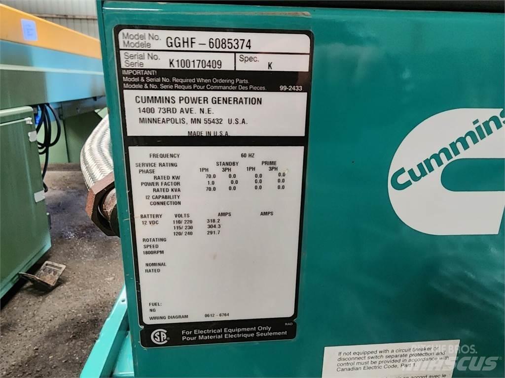 Cummins GGHF-6085374 柴油發電機