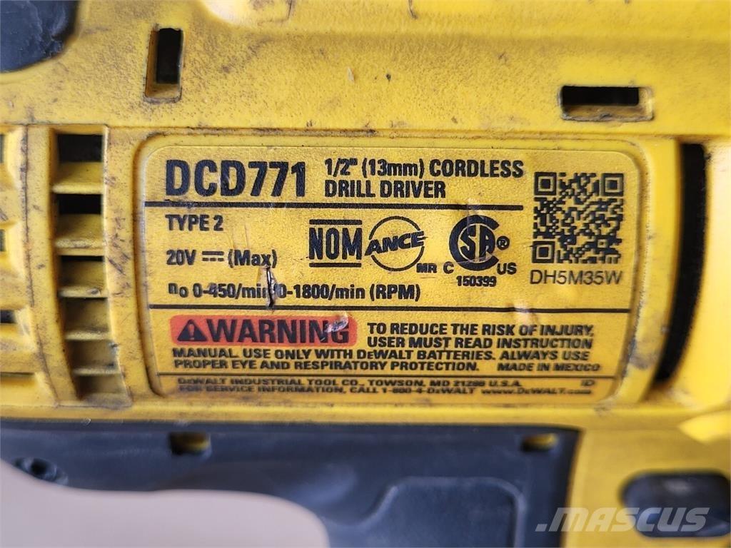 DeWalt DCD771 其他
