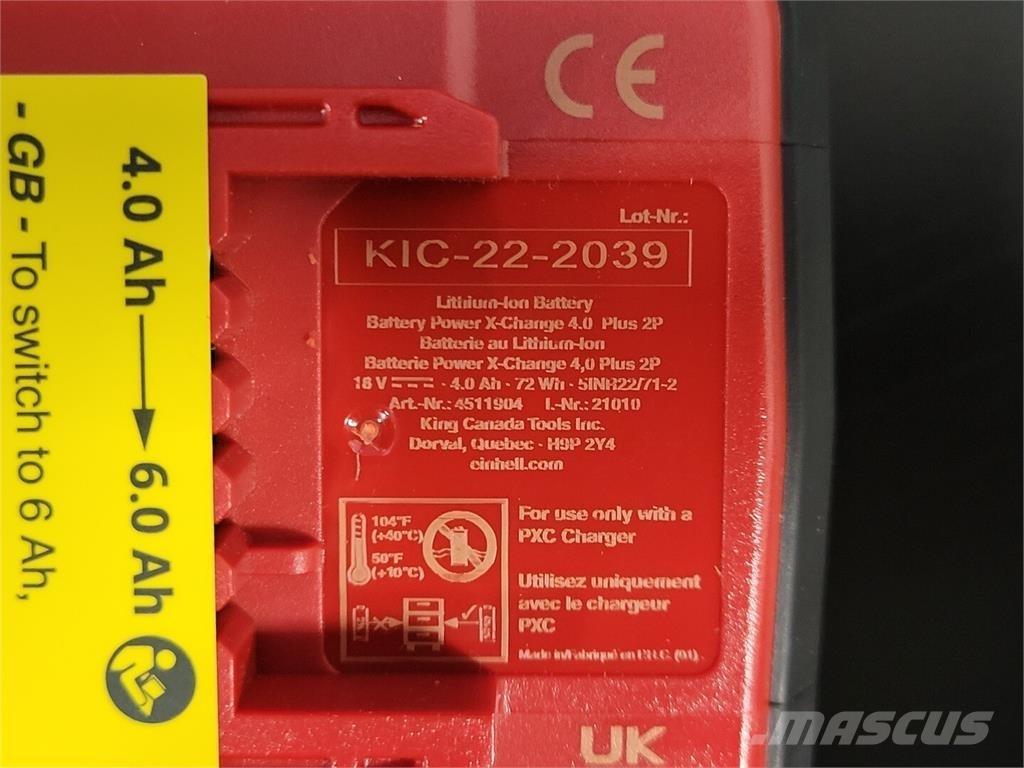 Einhell 4511904 電池