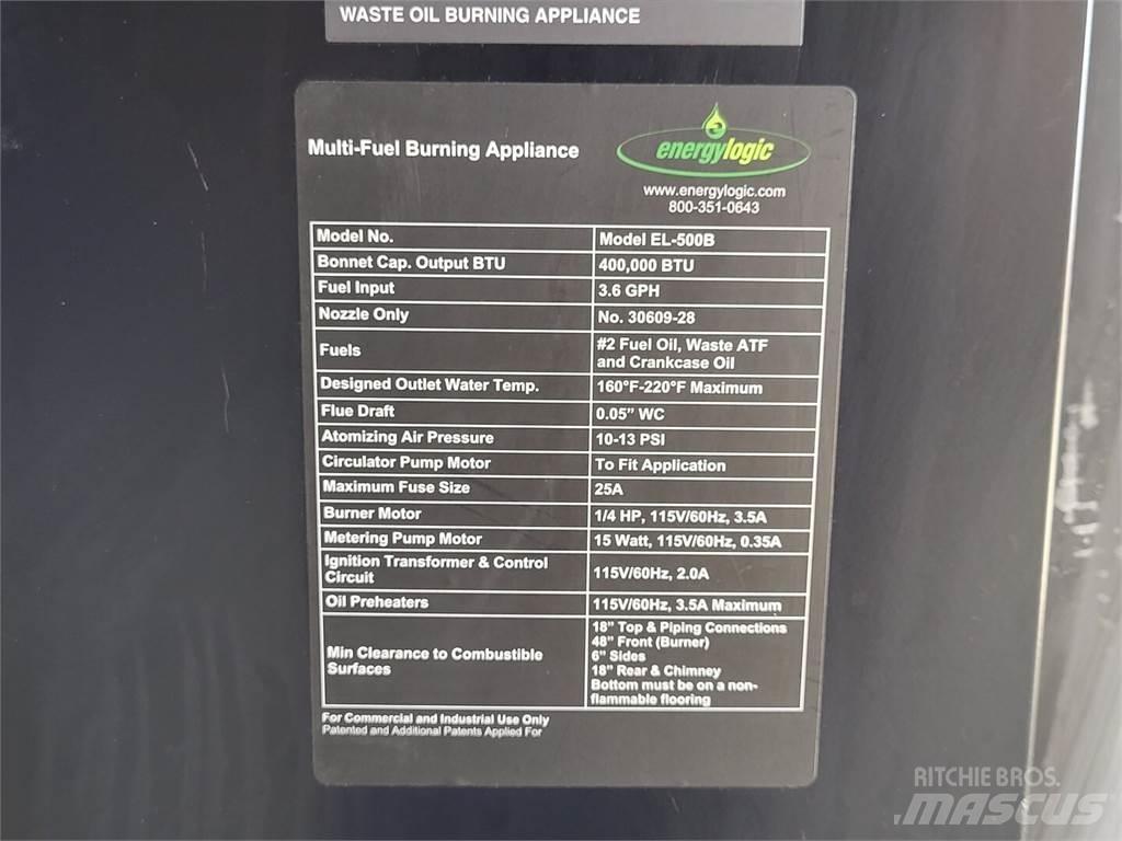  ENERGYLOGIC EL-500B 鑽孔設備配件和備件