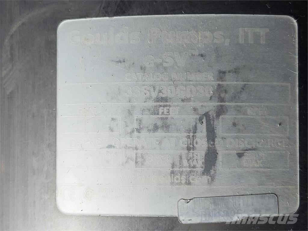  GOULDS 33SV30GD30 水泵浦