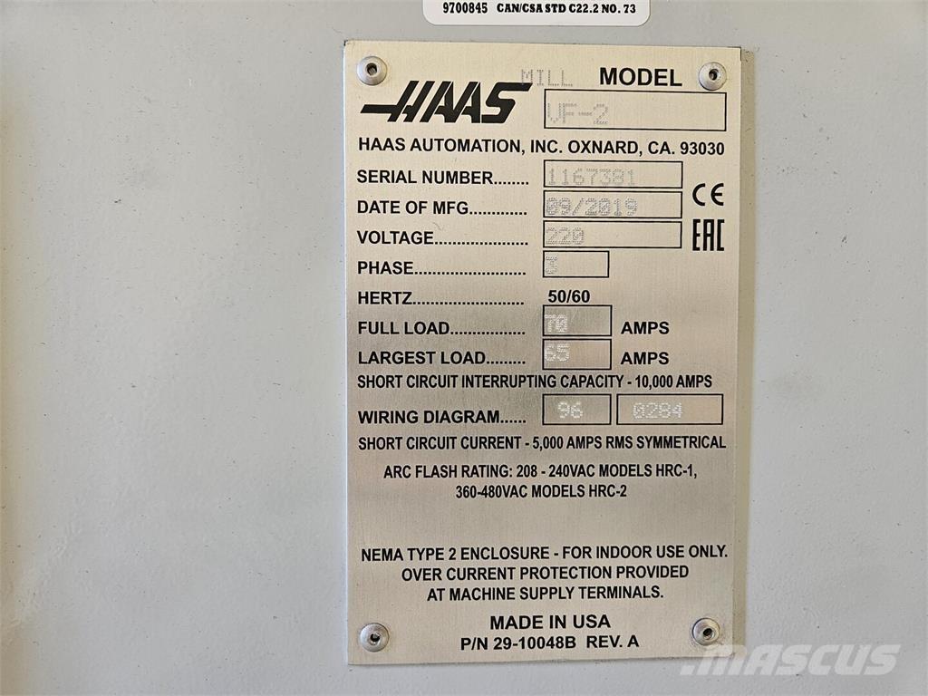 Haas VF-2 其他