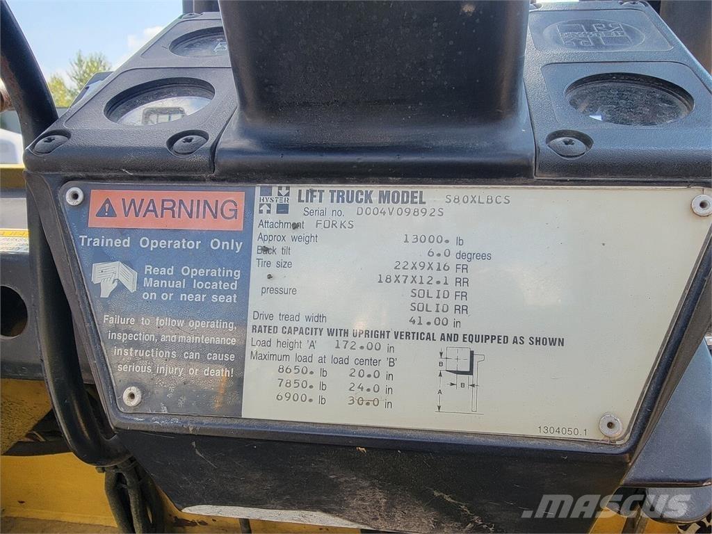 Hyster S80XLBCS 其他